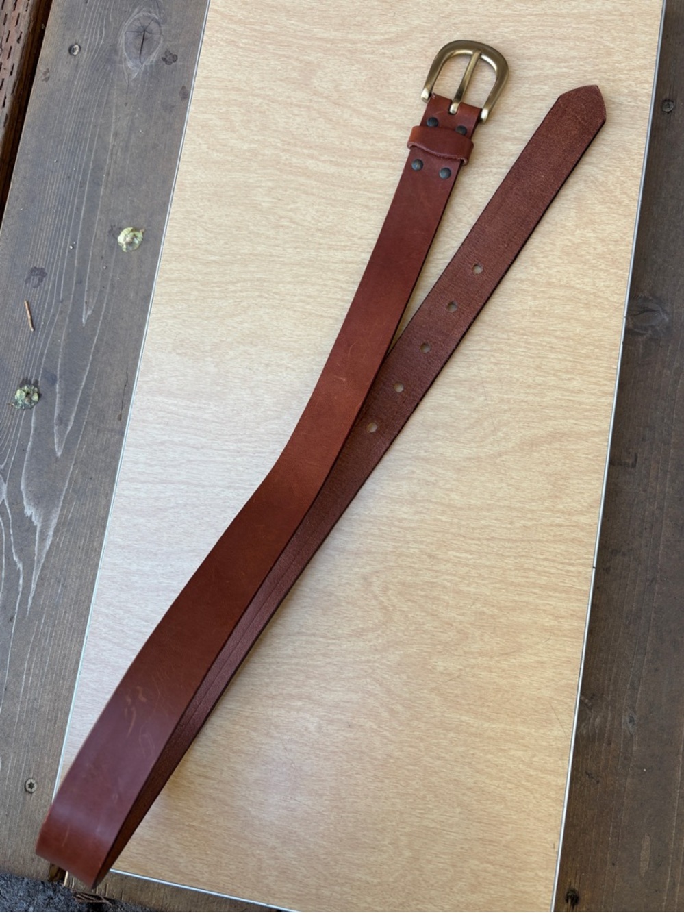 Bloomingdale’s Frascarelli Italian Brown Leather Belt In Sz 36 - Picture 8 of 11
